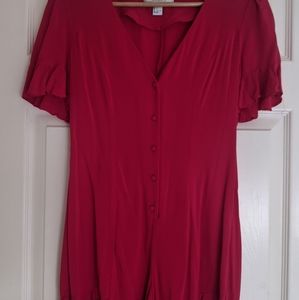 Beautiful Red Summer Jumpsuit.